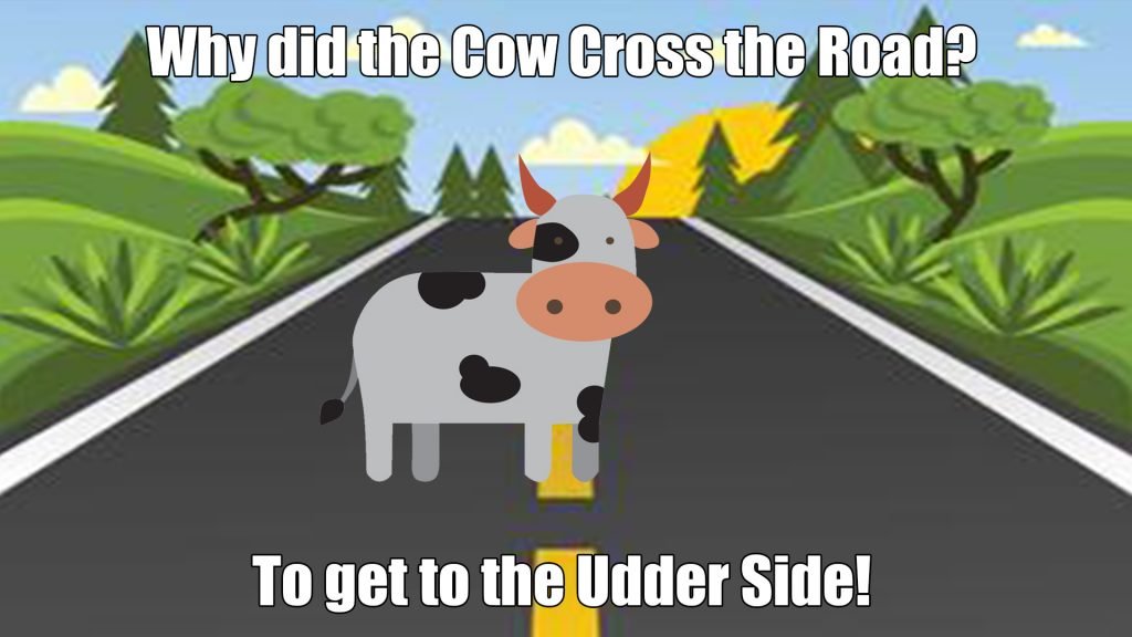 Why Did The Cow Cross The Road Funny Kid Jokes