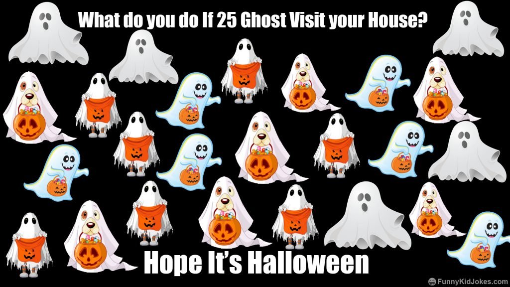 What do you do If 25 Ghost Visit your House?