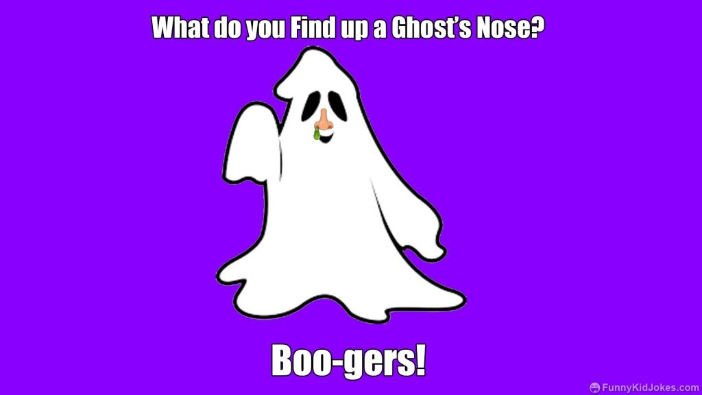 What  do you Find up a Ghost's Nose