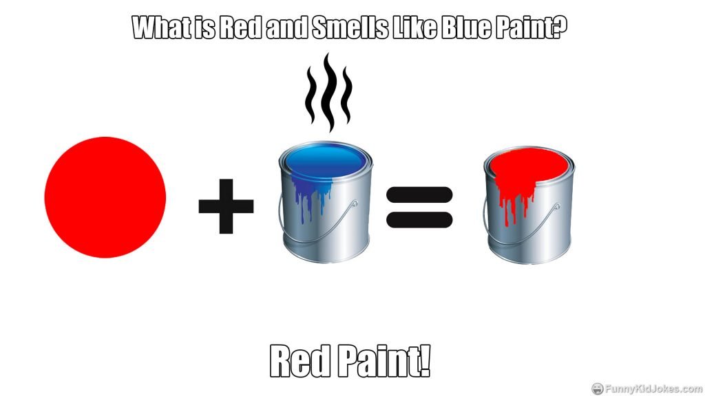 What is Red and Smells Like Blue Paint?