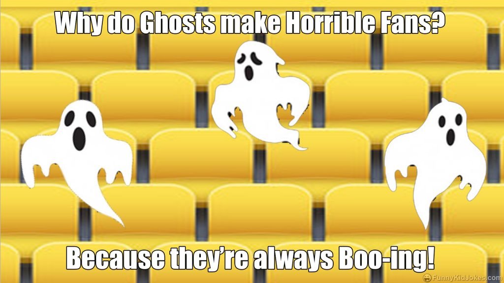 Why do Ghosts make Horrible Fans?