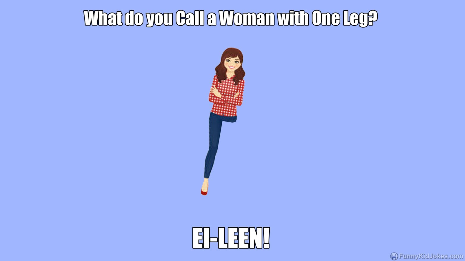 one legged woman joke