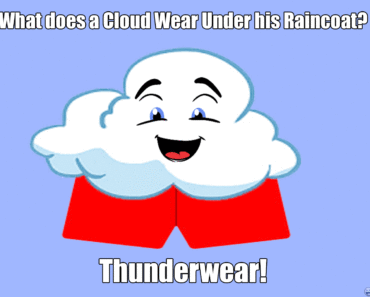 what-does-a-cloud-wear-under-his-raincoat