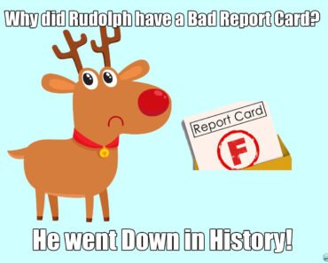 Why did Rudolph have a Bad Report Card?