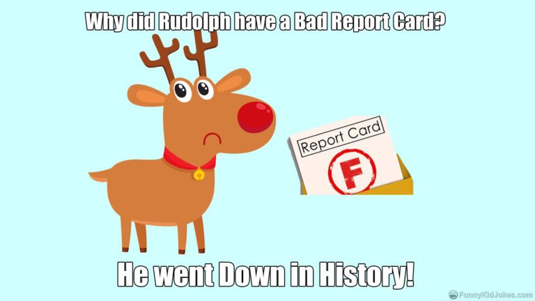 why-did-rudolph-have-a-bad-report-card-funny-kid-jokes