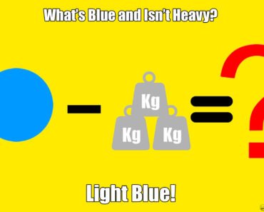 What's Blue and Isn't Heavy?